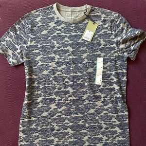 Men's Goodfellow, Gray & Navy Tee Shirt, Size M BNWT
